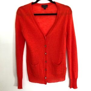 J. Crew Italian Spun Alpaca Blend Cardigan